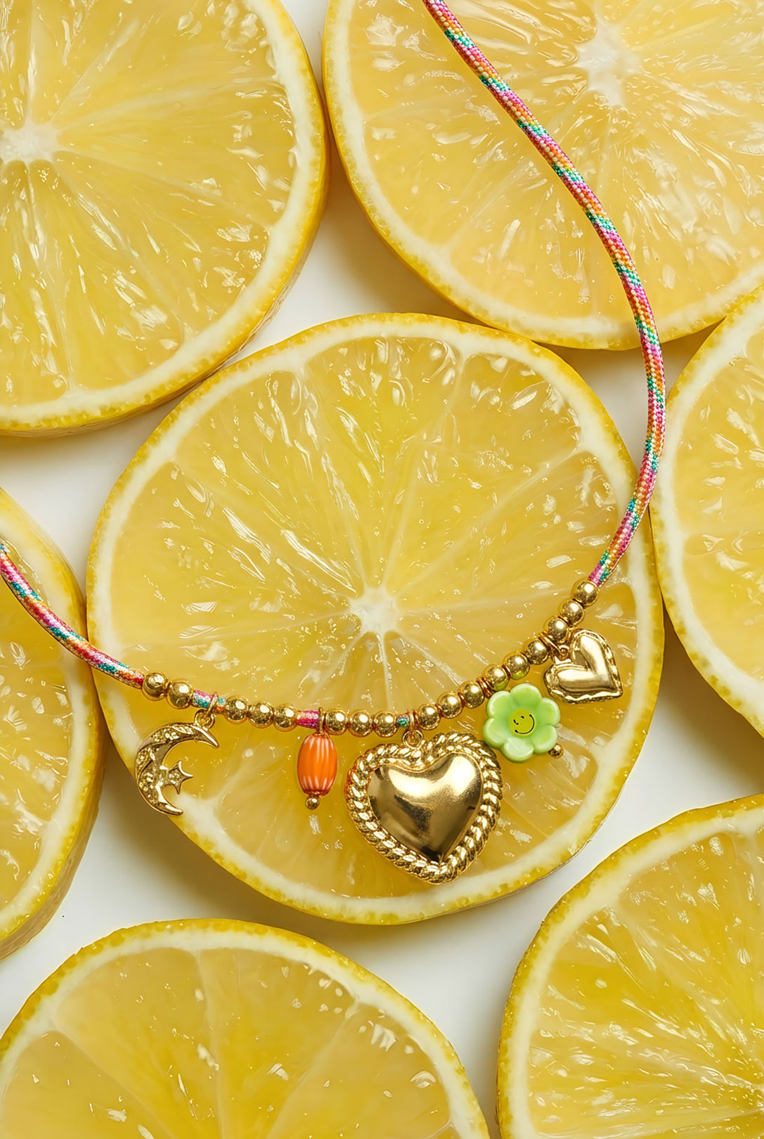 Ketting Koord Kleurrijk Goud