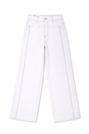 Jeans Wide Leg Stretch Wit 9207-7