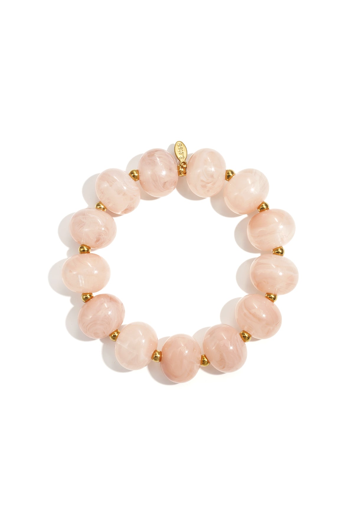 Armband Ronde Kralen Roze