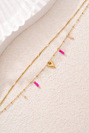 Armband dubbele liefde goud dames armband stainless steel waterproof Yehwang Ladylike Fashion