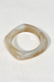 Armband plastic creme resin dames armband product foto