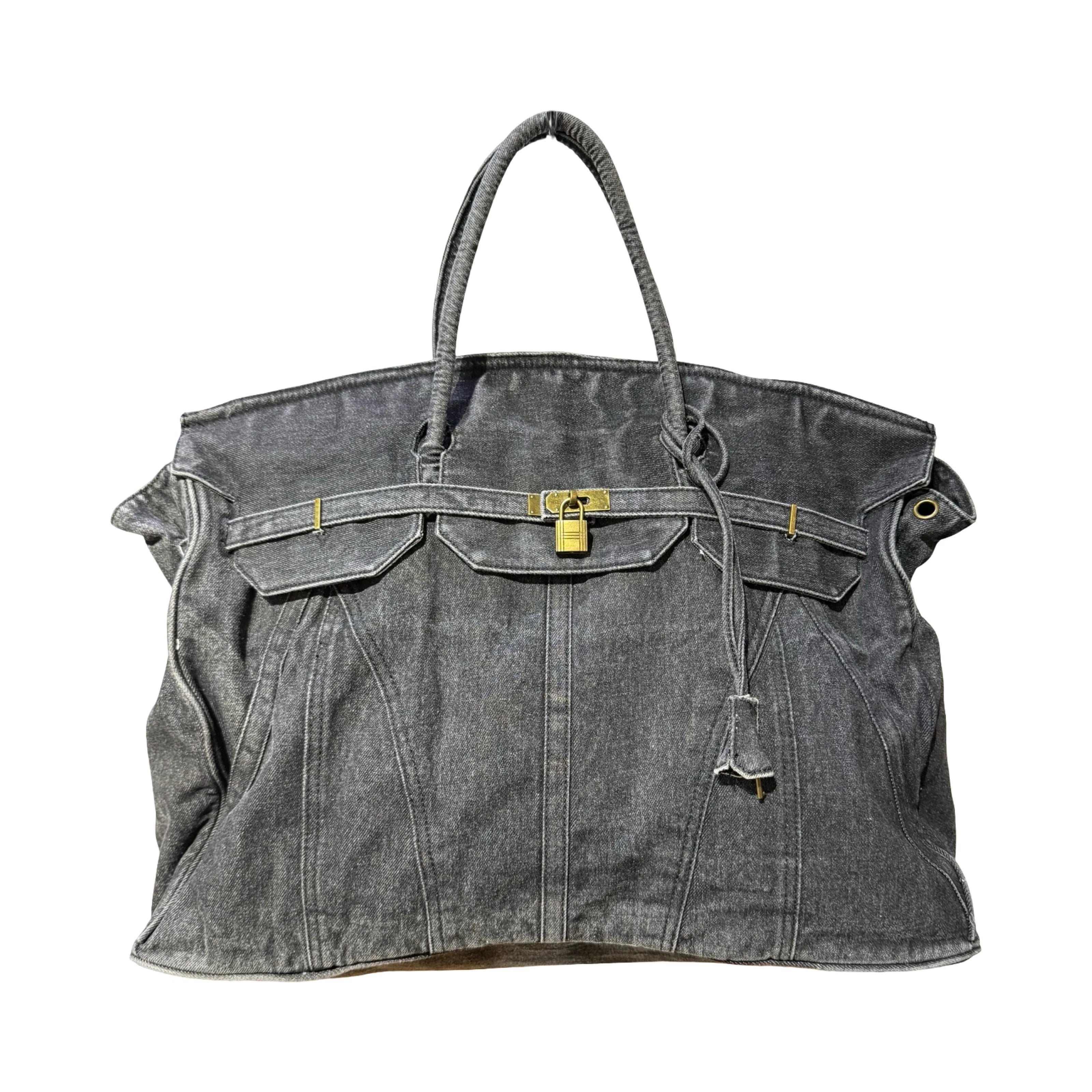 Weekend Tas Denim Donker Grijs