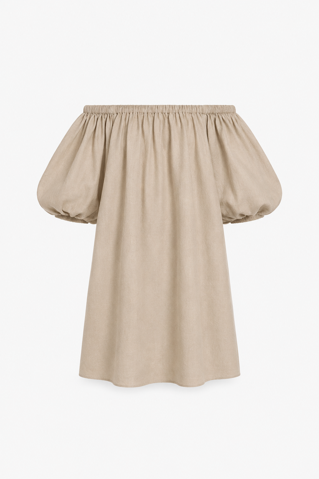 Jurk Pofmouw Camel