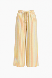 Pantalon Gestreept Geel