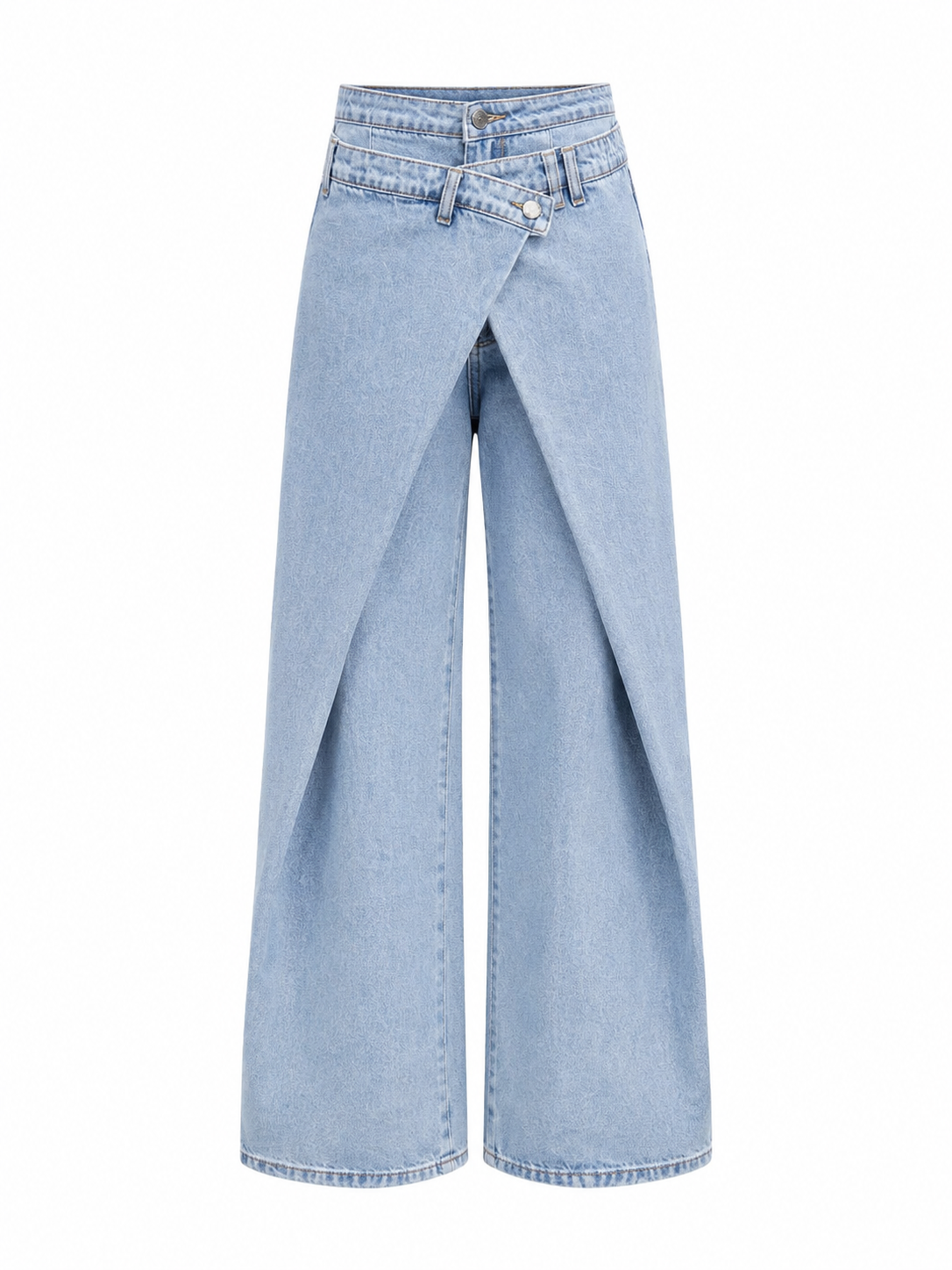 Wrap Jeans Blauw