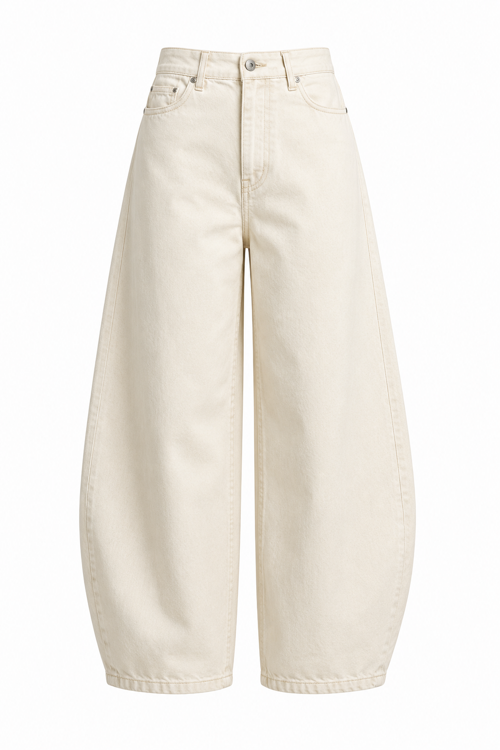 Jeans Extra Wide Fit Barrel Beige