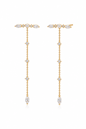 Oorbellen Sparkle Drop Goud