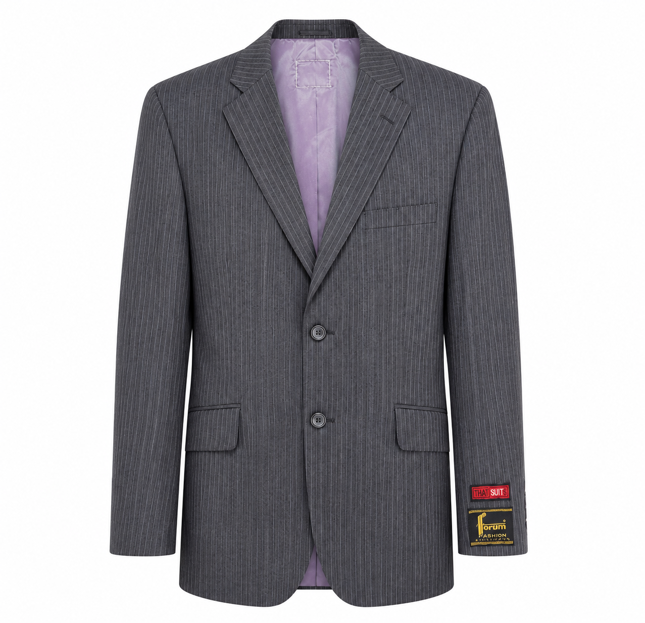 Atelier Series Reworked Blazer Gestreept Grijs