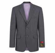 Atelier Series Reworked Blazer Gestreept Grijs