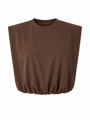 Top Ballon Cropped Fit Bruin
