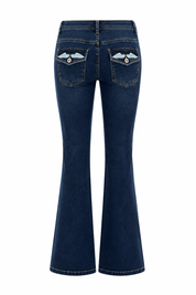 Bootcut Flare Stretch Jeans Wings 5102-1