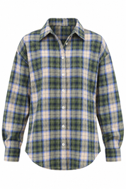 Ruit Blouse Groen