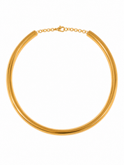 Ketting Tube Choker Goud