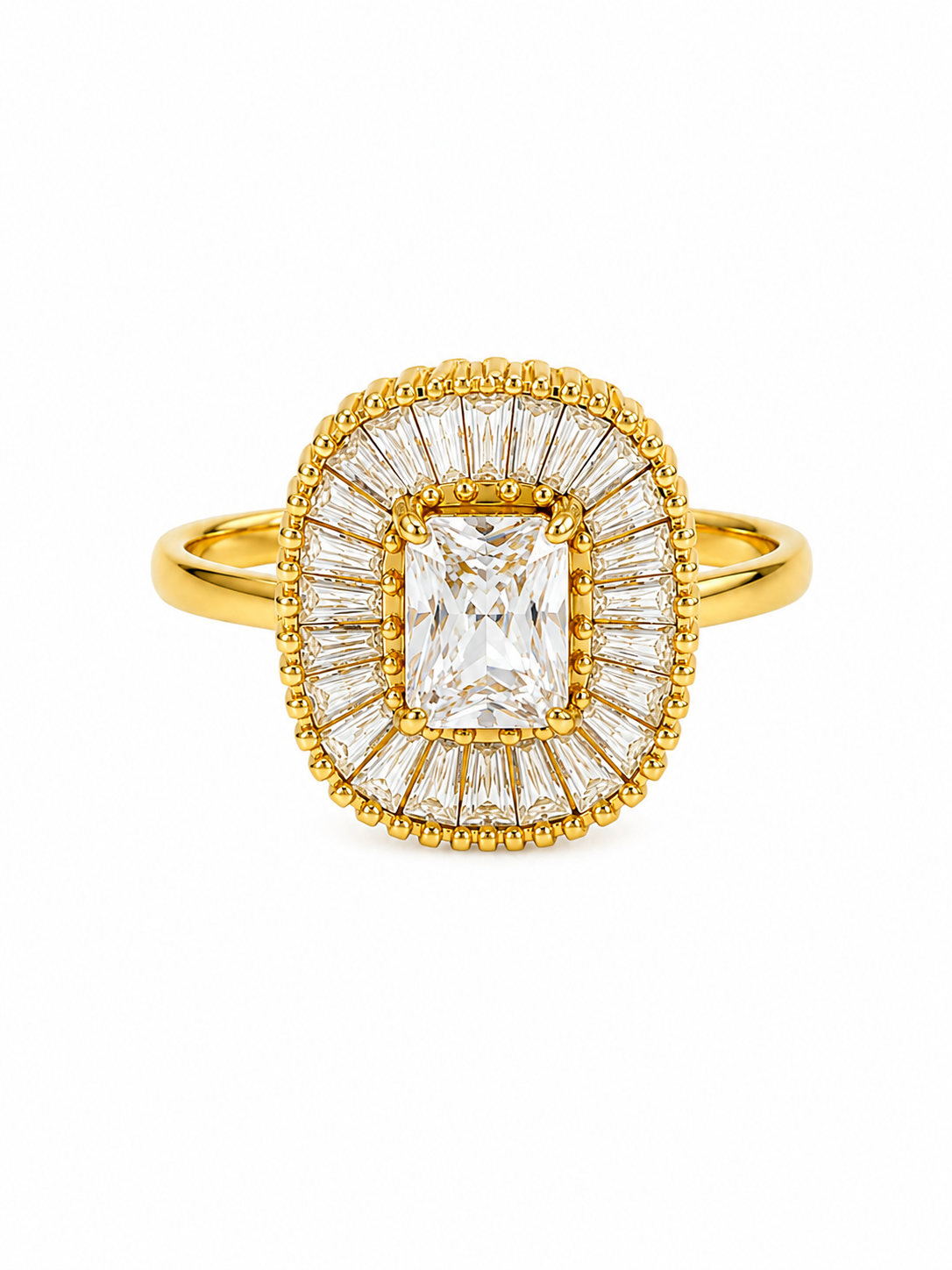 Ring Royal Halo Goud