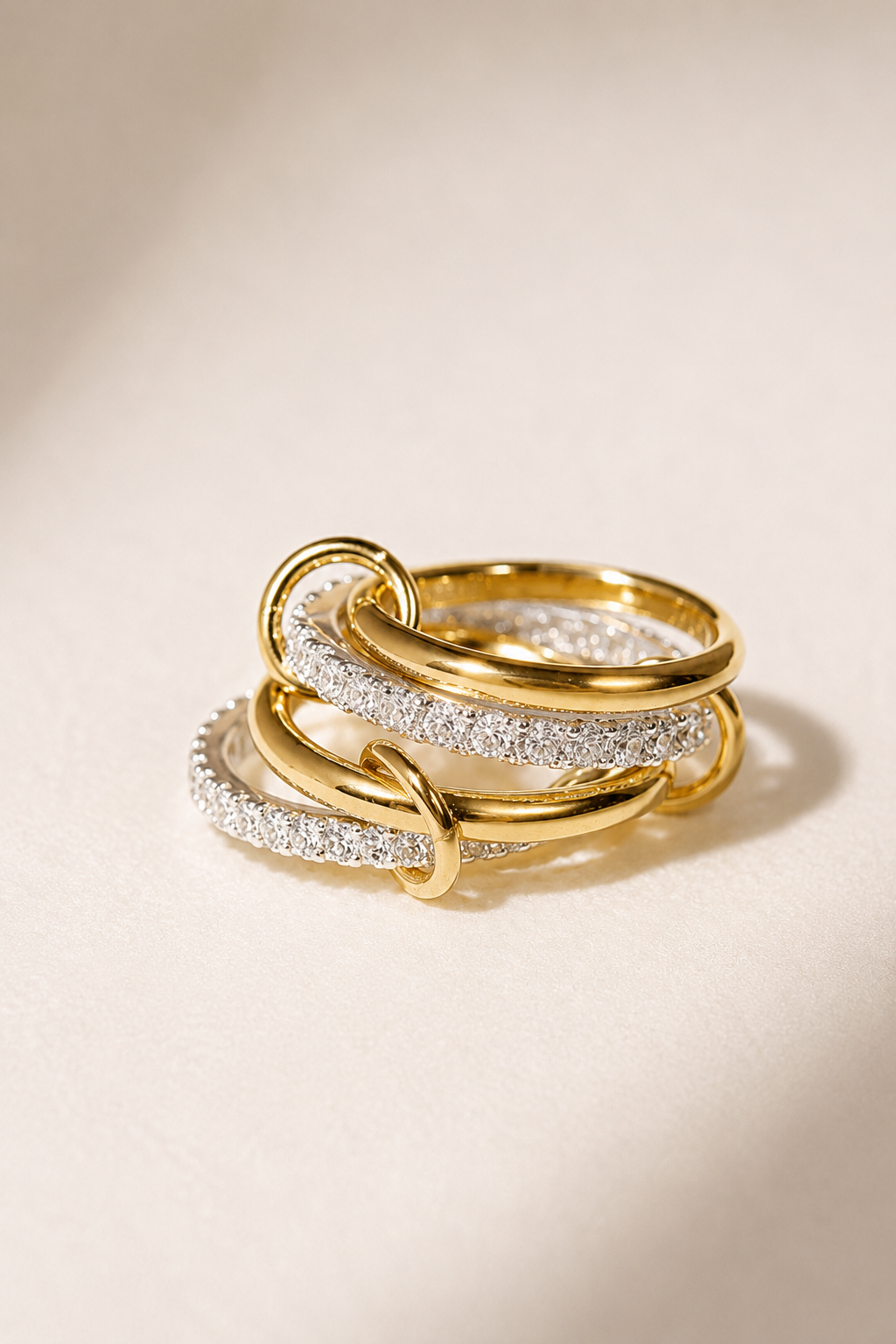 Ring Celeste Loops Goud