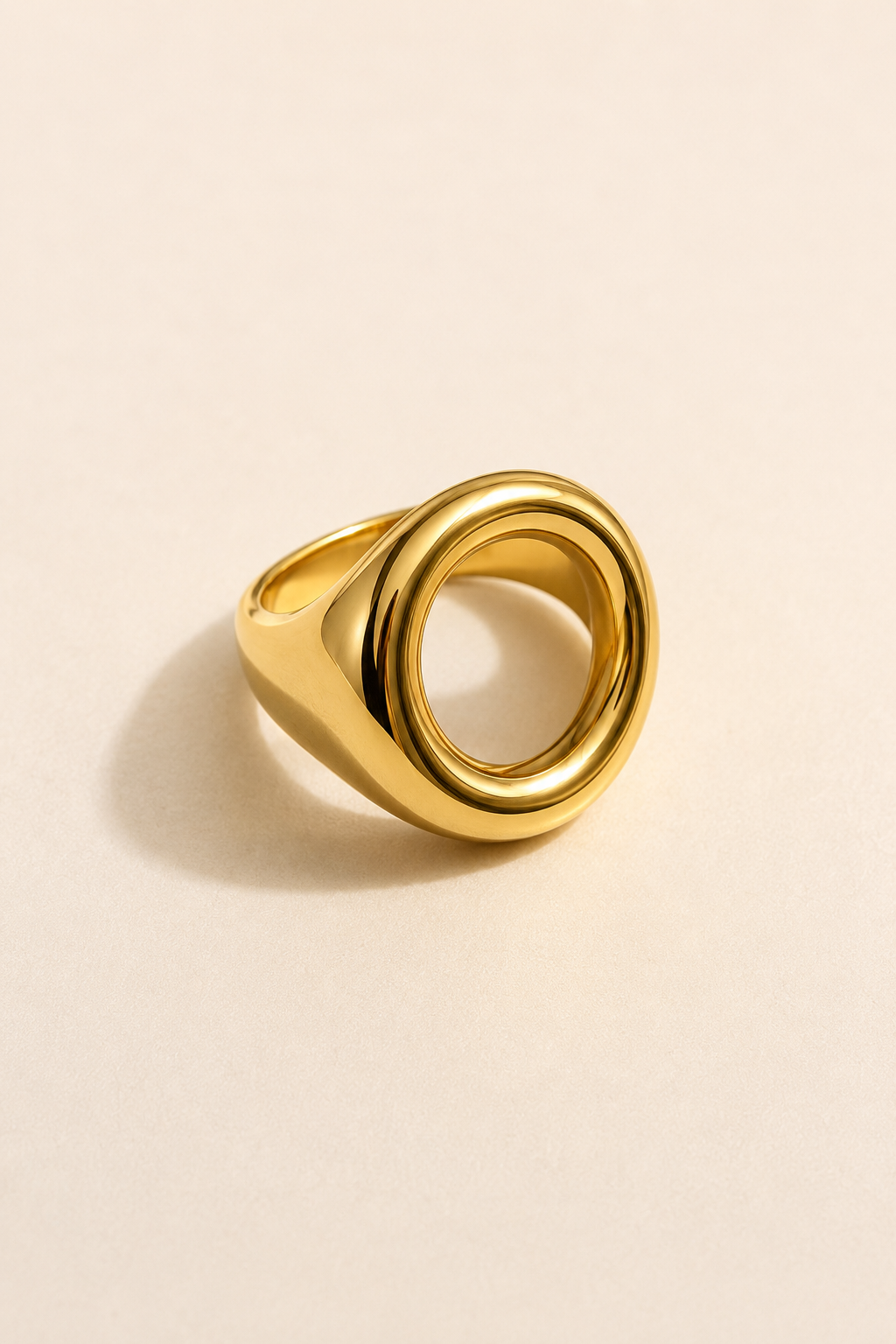 Ring Open Cirkel Goud
