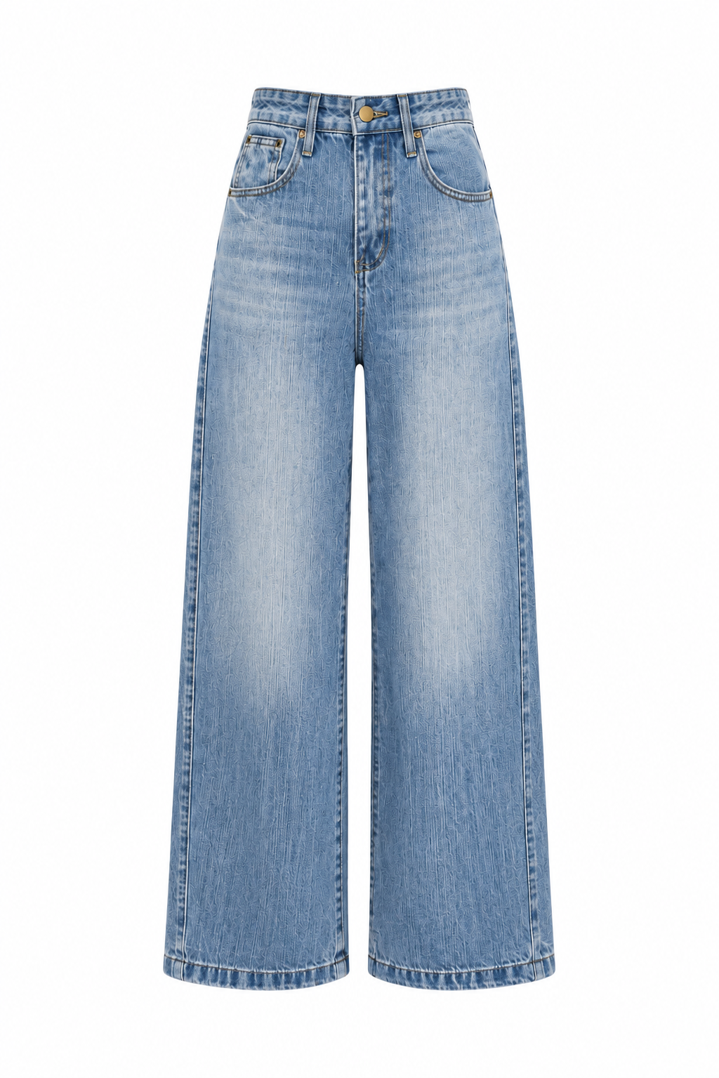 Jeans Back Details Blauw 985