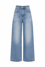Jeans Back Details Blauw 985