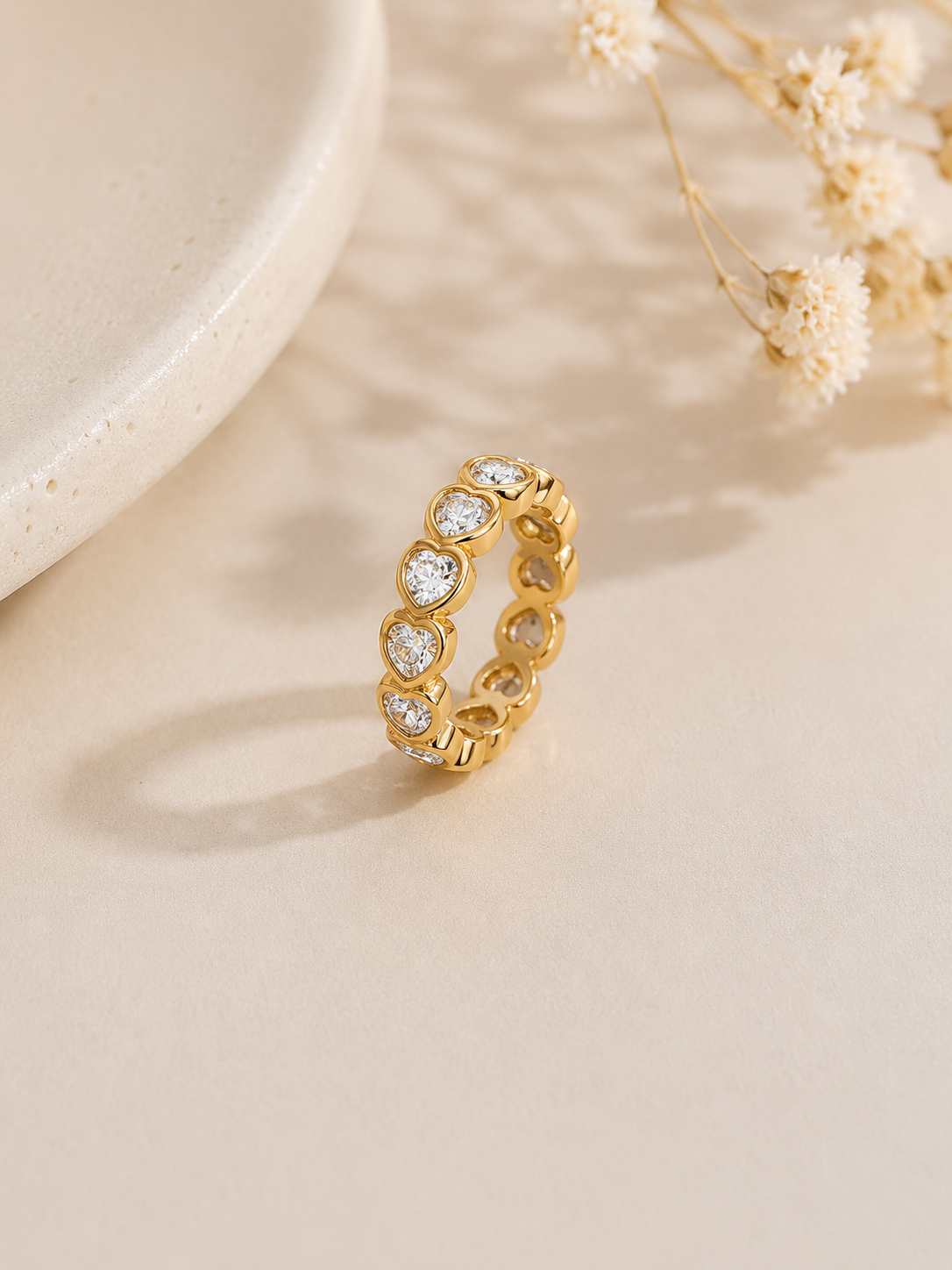 Ring Heart Eternity Goud