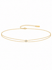 Belly Chain Steentje Goud