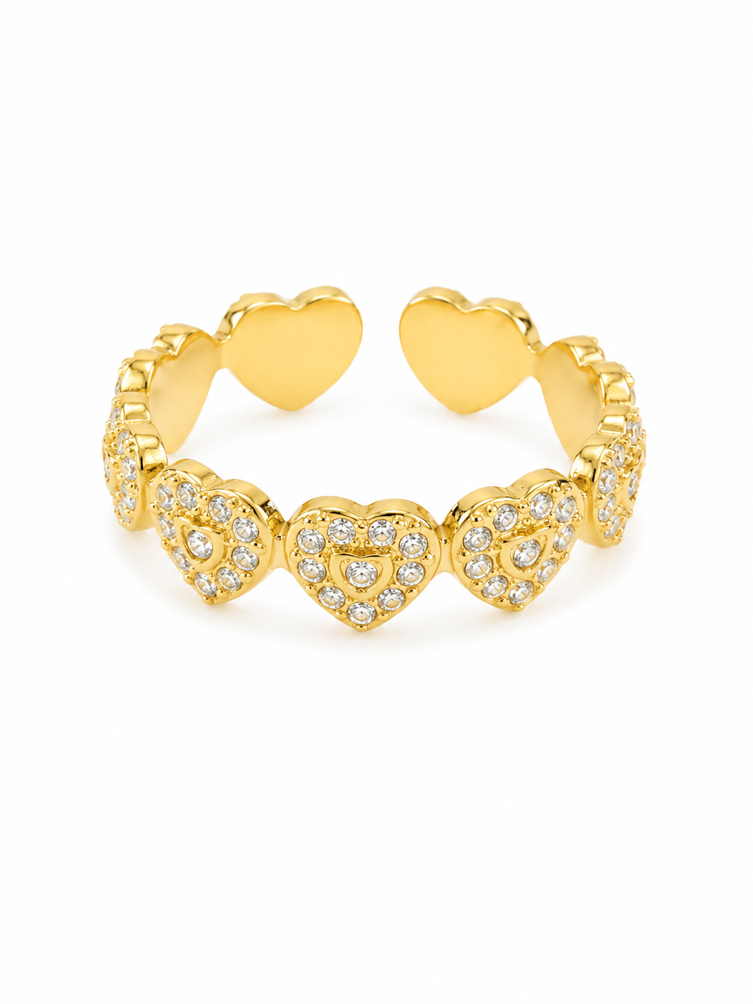 Ring Hearts Goud