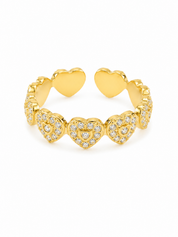 Ring Hearts Goud