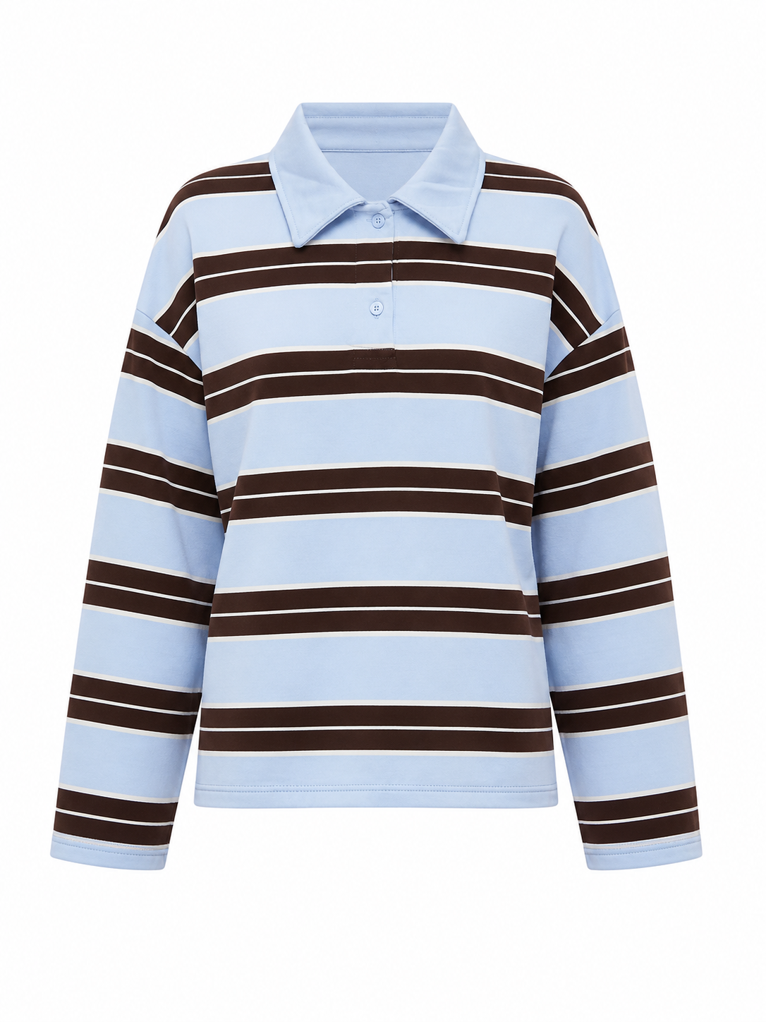 Polo Lange Mouwen Blauw