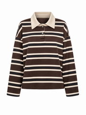 Polo Lange Mouwen Bruin