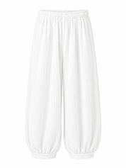 Pantalon Ballon Mousseline Wit
