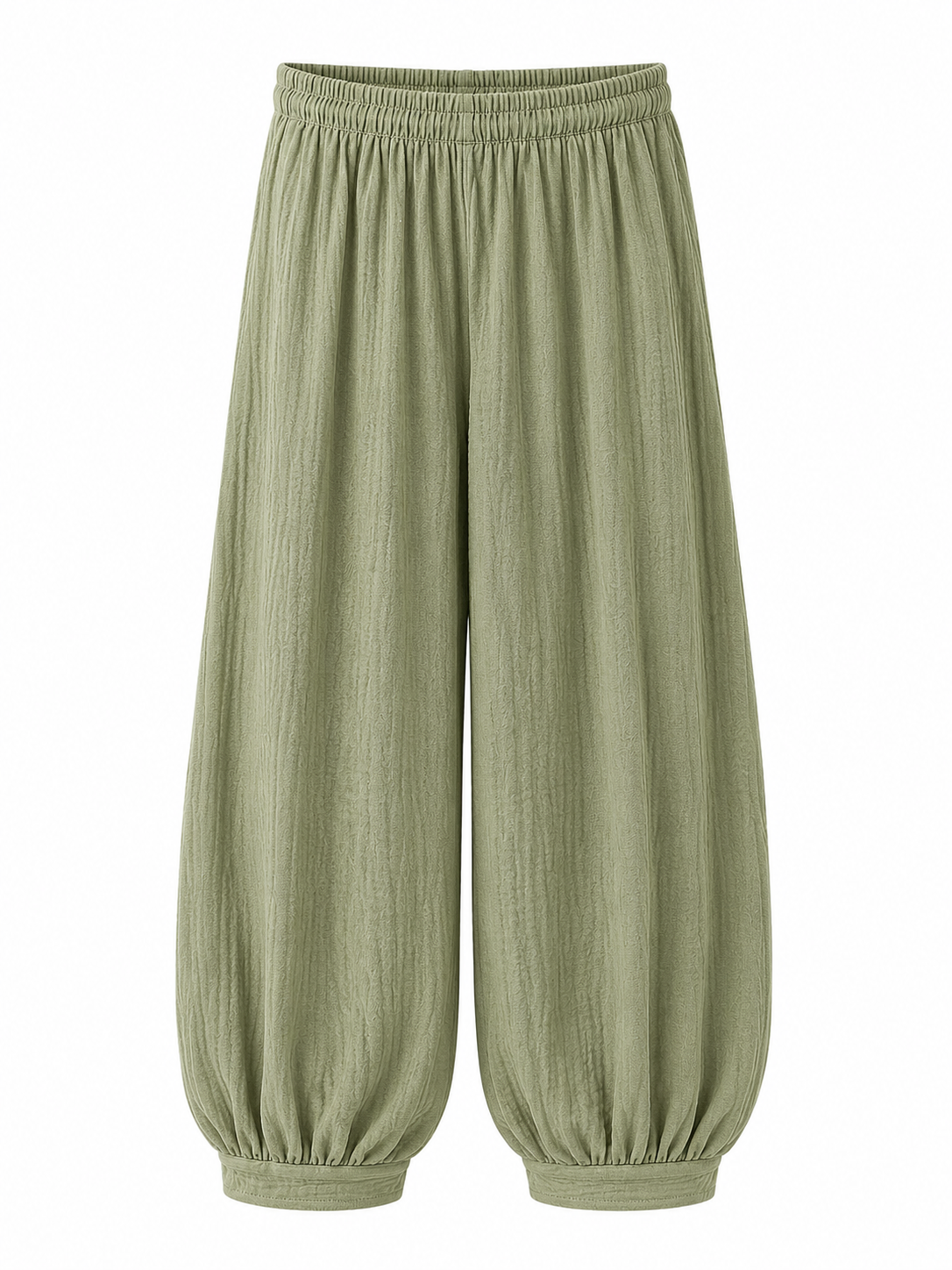 Pantalon Ballon Mousseline Khaki