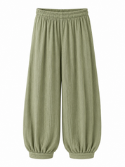 Pantalon Ballon Mousseline Khaki