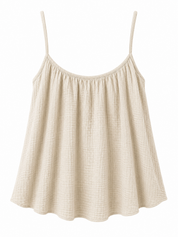 Top Mousseline Beige