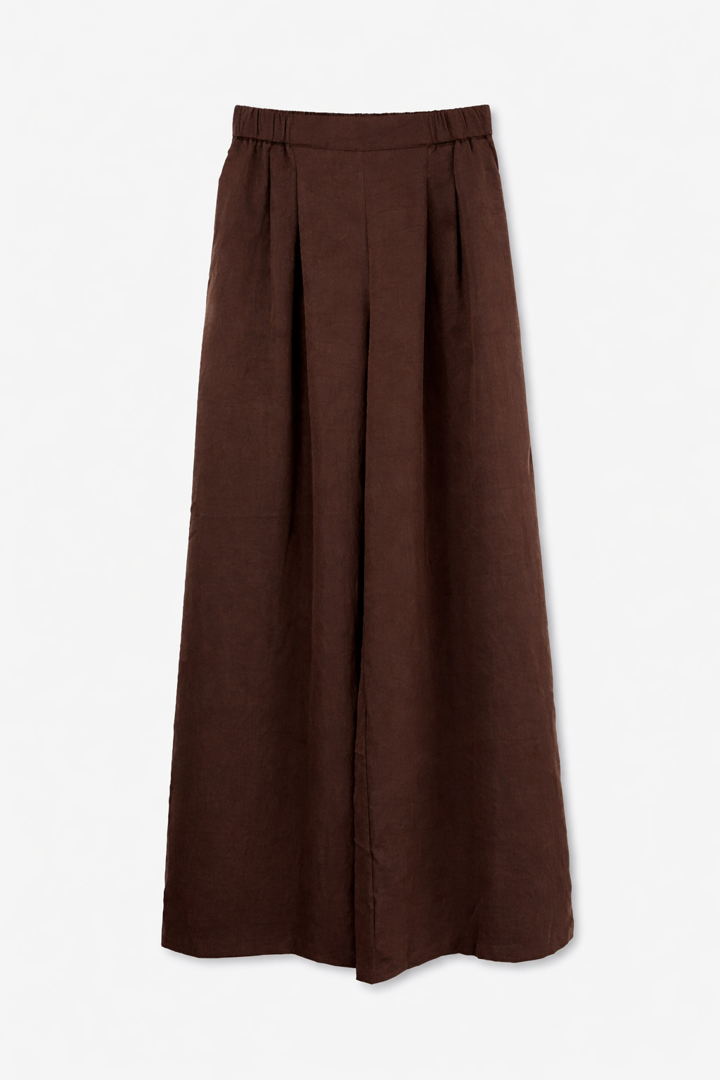 Wijde Pantalon Donker Bruin