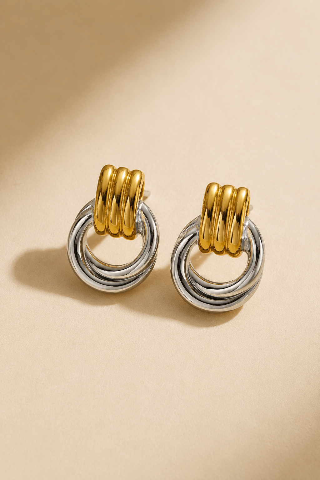 Oorbellen Sienna Duo Goud/Zilver