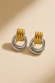 Oorbellen Sienna Duo Goud/Zilver