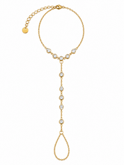 Hand Chain Stella Goud