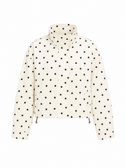 Jas Polka Dots Kraagje Créme