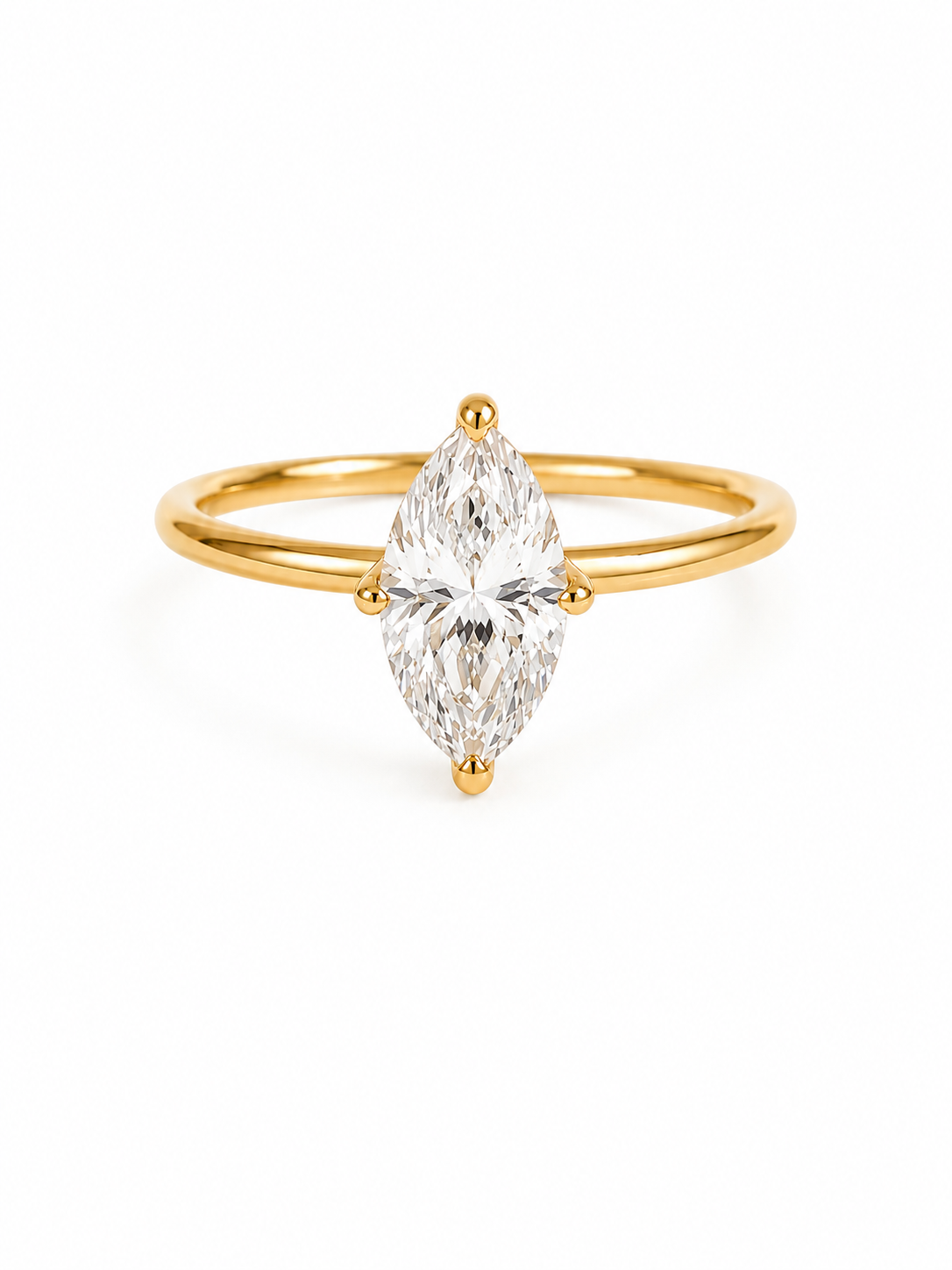 Ring Marquise Goud