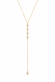Ketting Line Drop Goud