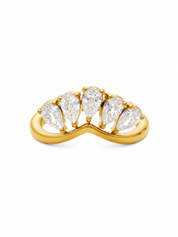 Ring Waaier Goud