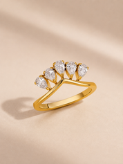 Ring Waaier Goud