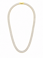 Monaco Tennis Ketting Goud