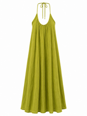 Maxi Jurk Flowy Groen