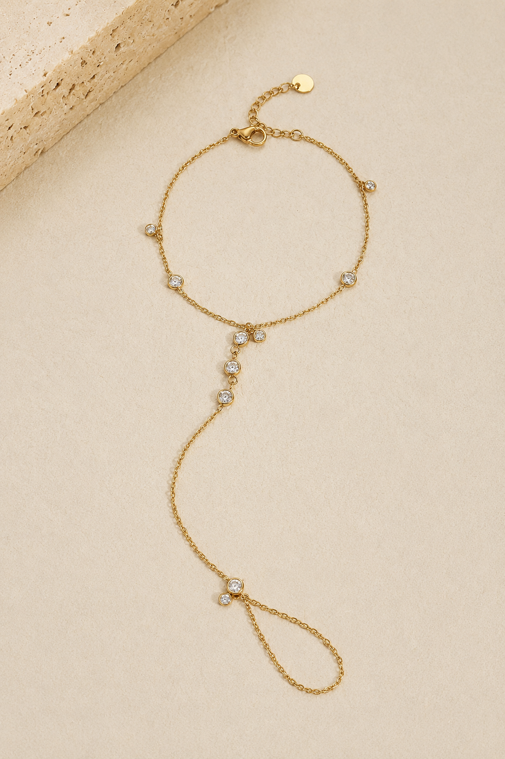 Hand Chain Vivienne Goud