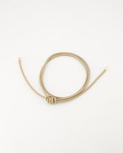 Leren Taille Riem Taupe