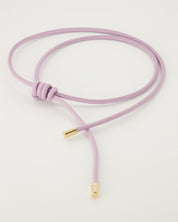Leren Taille Riem Lila