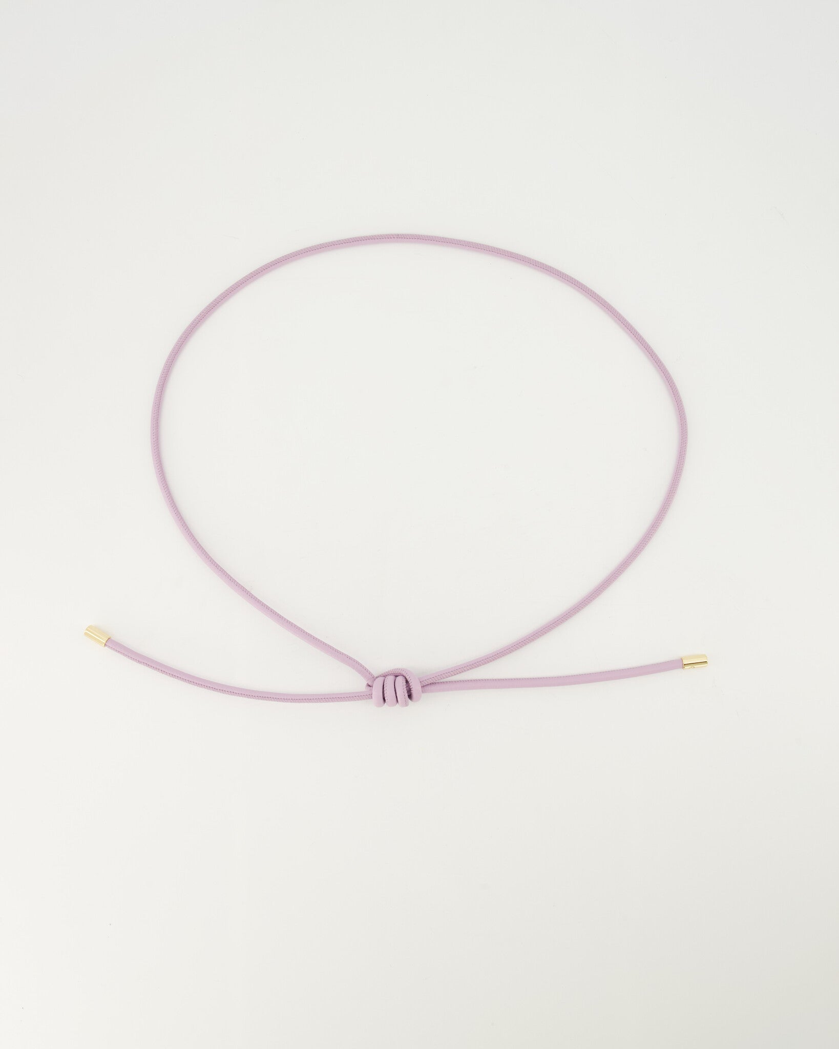 Leren Taille Riem Lila