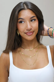 Drie laags hartjes dames ketting stainless steel waterproof Ladylike Fashion