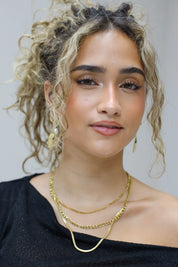 Drie laags schakel ketting  stainless steel waterproof Yehwang Ladylike Fashion