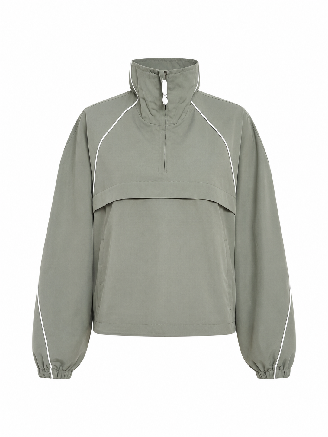 Windbreaker Half Zip Khaki